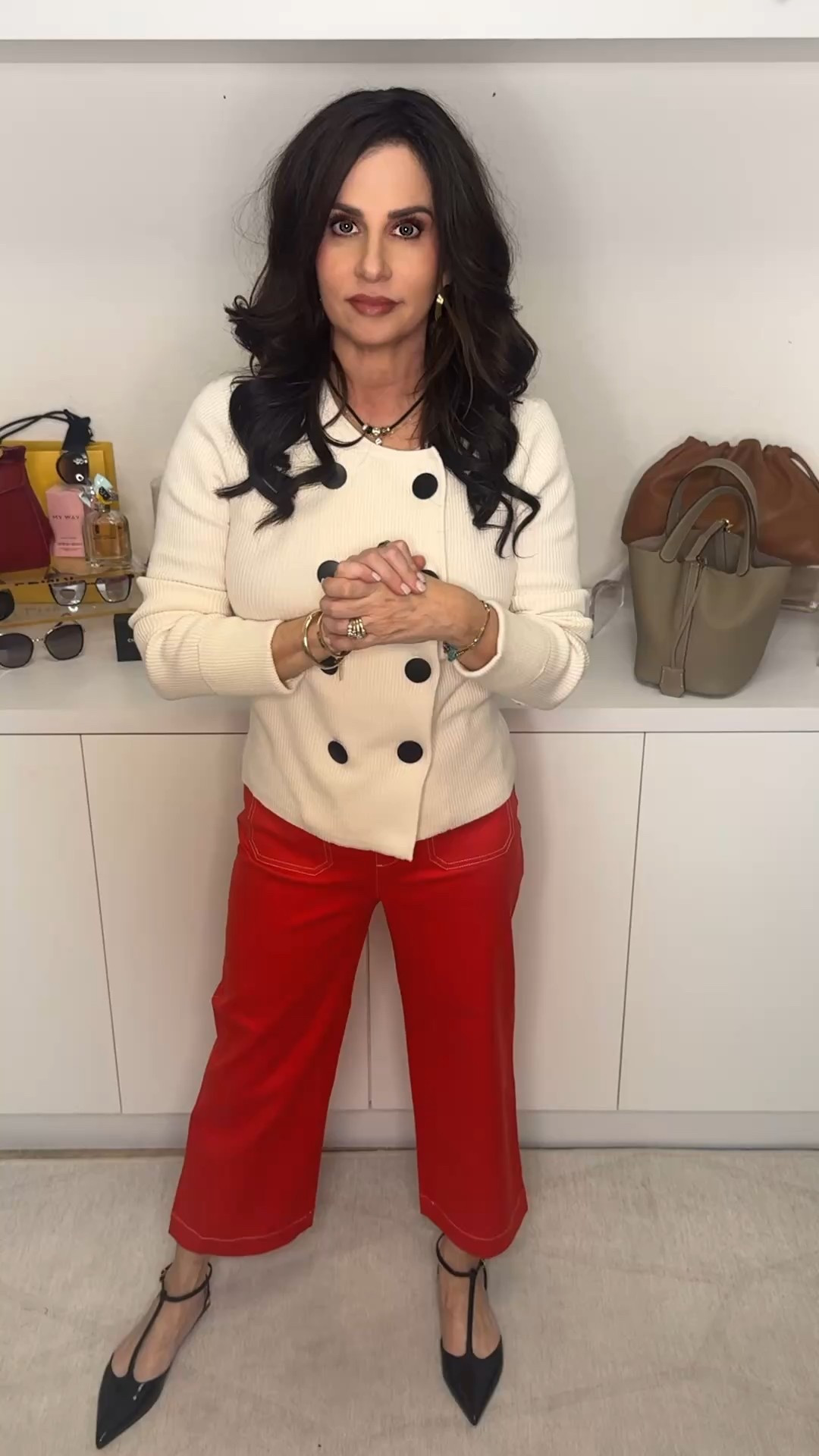 A cute outfit inspo - for a lunch date with your friends. The upcoming holiday. Both pieces have so much versatility. Top is a sm , pants are a 00p #outfitinspo #styleinspo #lunchdatelook #everydaystyle 

#LTKSaleAlert #LTKOver40 #LTKPetite

#LTKootd #LTKSaleAlert #LTKOver40