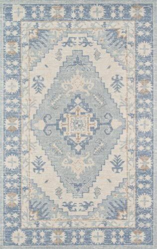 Momeni Anatolia Wool and Nylon Area Rug, 7'9" X 9'10", Blue | Amazon (US)