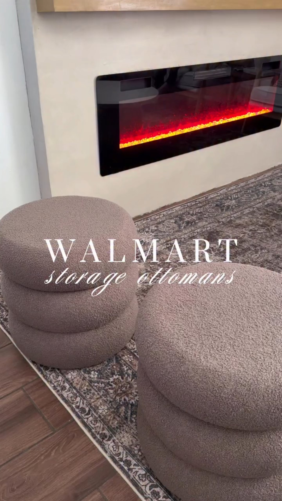Obsessed with these ottomans from Walmart  and the storage 🤩🤎

Comment “LINK” to shop this reel or check out the link in my bio to shop my home 🤎

Don’t forget to follow me for more! 🫶🏻
.
.
.
.
.
Want to shop this post? Click the link in my bio or download the free @shop.ltk app and follow me @heidyinteriors to shop this post and others! Don’t forget to turn on notifications @liketoknow.it.home 
.
.
.
#homedecor #neutralhomedecor #homedesign #homedesignideas #homedecorideas