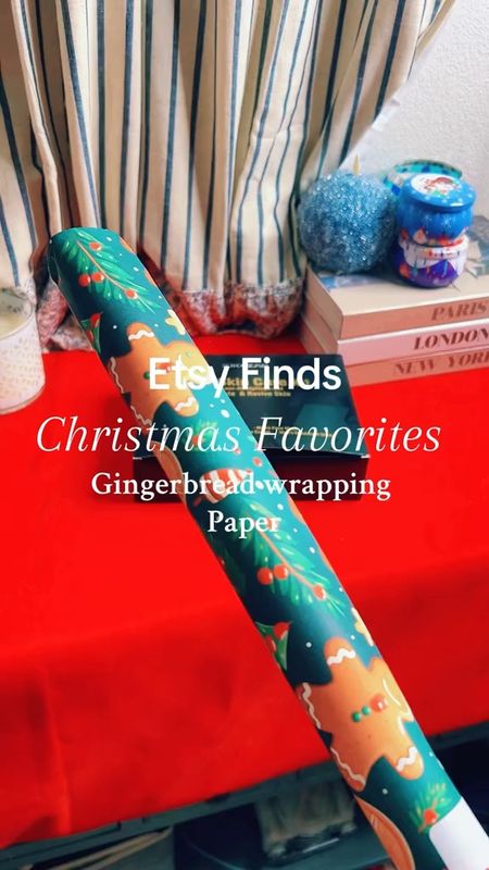 🎁✨ Elevate your holiday gift-giving game with our customizable Gingerbread Christmas Holiday Wrapping Paper! 🍬🎄 Immerse your presents in quality and well-made paper that adds a touch of festive charm to every gift. The beautiful designs, paired with coordinating ribbon, make for a stunning presentation under the tree.

🌟 At a good price, this wrapping paper is a holiday essential that not only looks amazing with all of my gingerbread decor but also complements any festive setting. The options are endless with hundreds of styles to choose from, ensuring there's a perfect match for every gift and personality. 🎅🏻🎁

✨ I highly recommend this high-quality wrapping paper to transform your presents into works of art. Your gifts will stand out, making them not just a joy to receive but also a delight to unwrap. Make this holiday season extra special with our gingerbread-themed wrapping paper! 🎀✨ 🎄🍪


#EtsyFinds #ShopLocal #SupportSmallBusinesses #UniqueGifts #Handmade #ShoppingFinds #EtsyShop #OnlineShopping #CraftersOfInstagram #GiftIdeas #ShopSmall #HomeDecor #VintageFinds #Artisanal #IndependentMakers #Handcrafted #SmallBusinessLove #OneOfAKind #HomeGoods #EtsySellers #HolidayJoy #GingerbreadMagic #GiftWrappingGoals #FestiveCheer

#LTKHoliday #LTKGiftGuide #LTKVideo