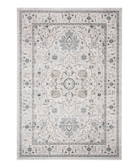 Light Gray & Gray Ruby Isabella Rug | Zulily
