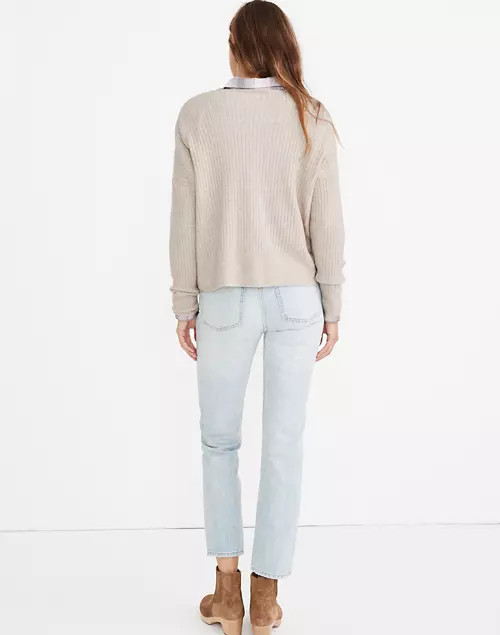 Cameron Ribbed Cardigan Sweater in Coziest Yarn | Madewell