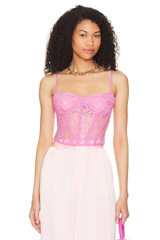 Bardot Holland Bustier Top in Lili Pink from Revolve.com | Revolve Clothing (Global)