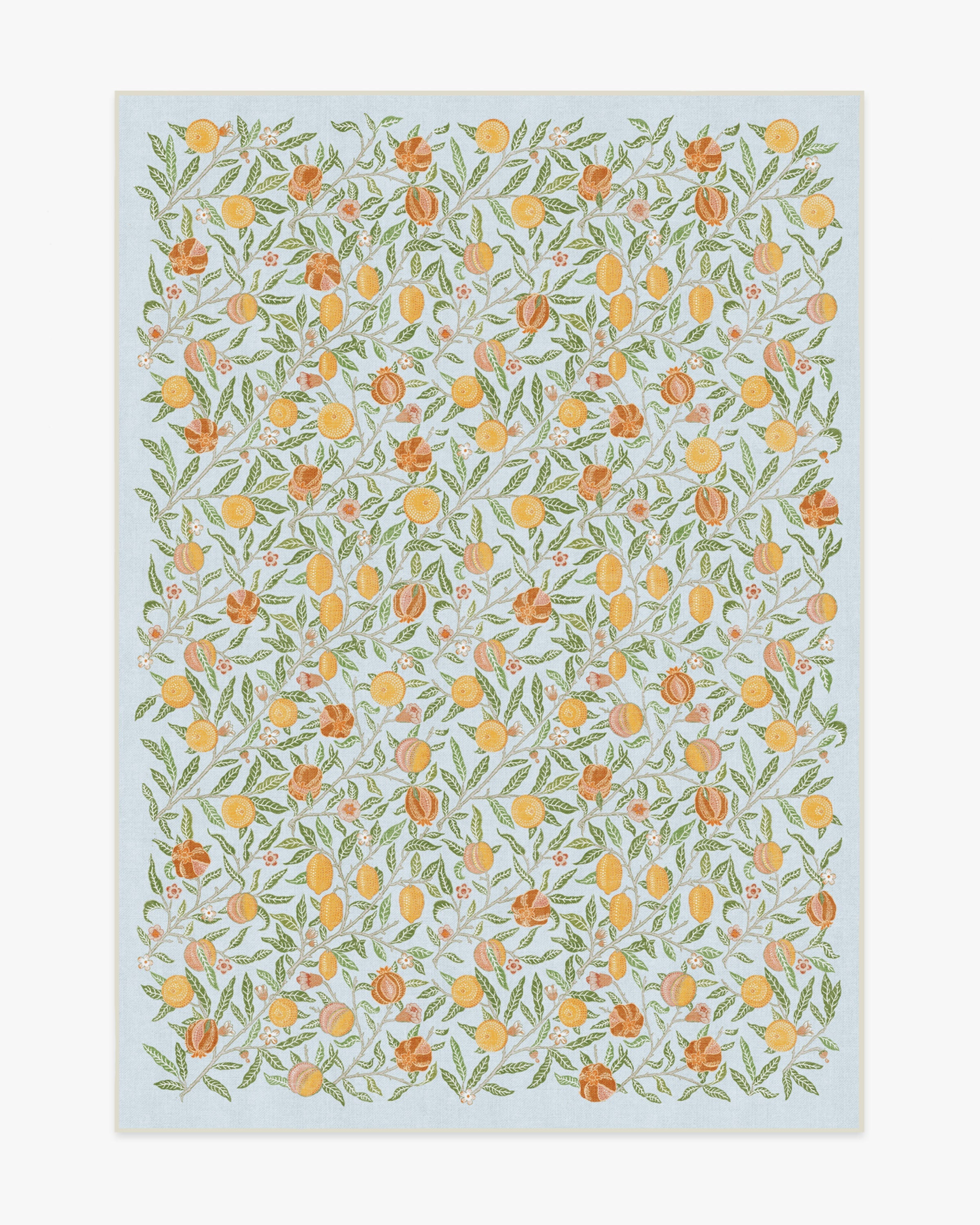 Morris & Co. Fruit Blue & Multicolor Tufted Rug | Ruggable | Ruggable