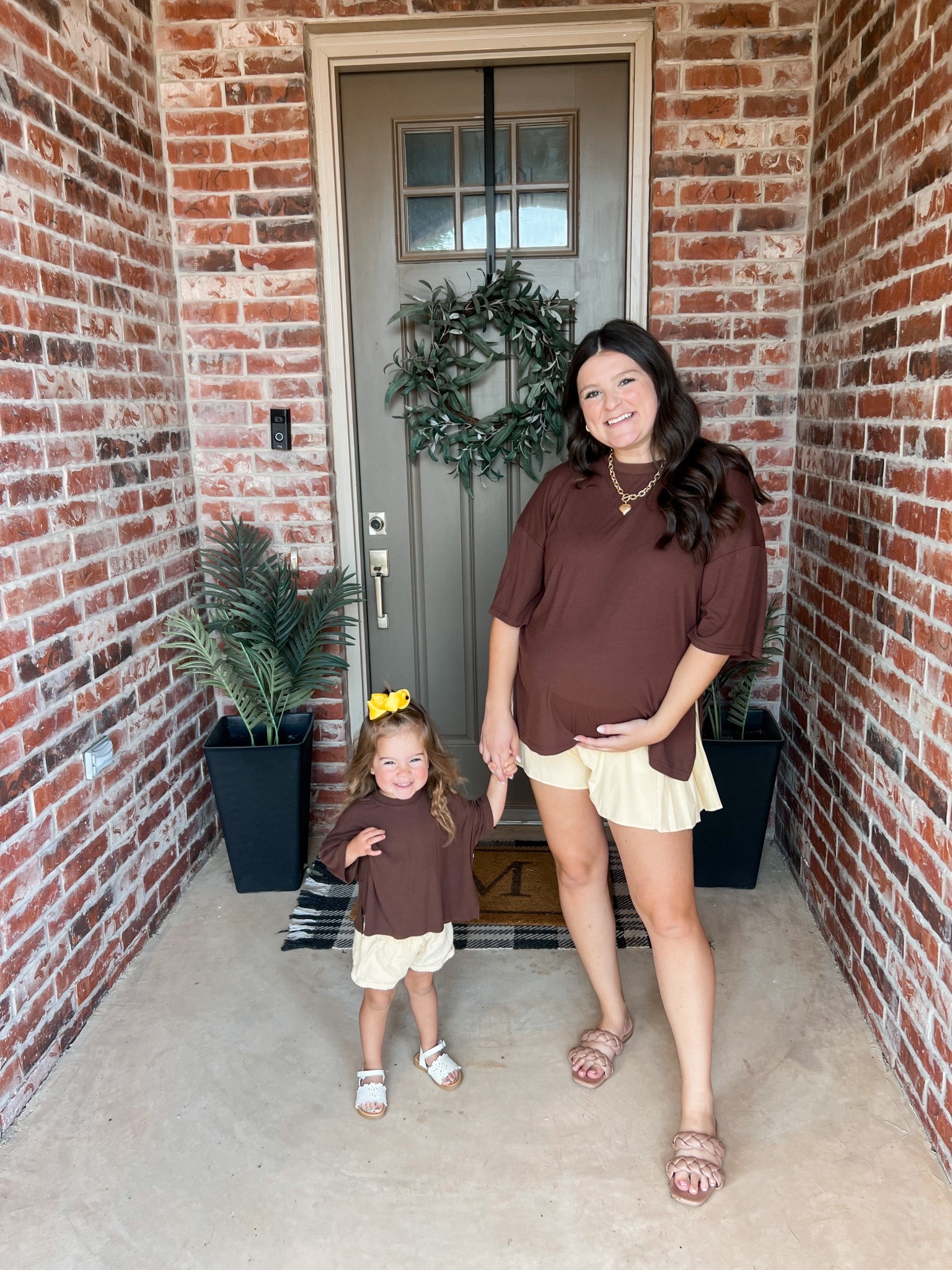 Matching outfits with my toddler! 

I only have links for my outfit, bc all of Lucy’s are sold out but I’m trying to find some look alike’s!! 

I’m wearing medium in both, and I’m also 38 weeks pregnant. True size still fits me in these pieces which is amazing. 

Non maternity / bump friendly / matching outfits / toddler outfit / mommy and me / girl mom / toddler style / mom style / pregnancy style / aerie / Amazon / Amazon sets / Amazon outfits / Amazon fashion / pretty garden / yellow shorts / flowy shorts / aerie shorts / gold chunky necklace / gold heart necklace 



#LTKFamily #LTKStyleTip #LTKKids