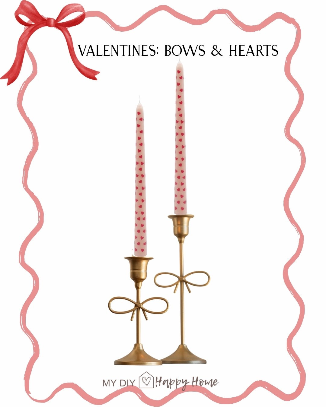  Valentine’s taper candles and bow candle holders 



Valentine’s Day, valentines decor, home decor, hearts and bows, Walmart finds 

#LTKSeasonal #LTKHome #LTKFindsUnder50