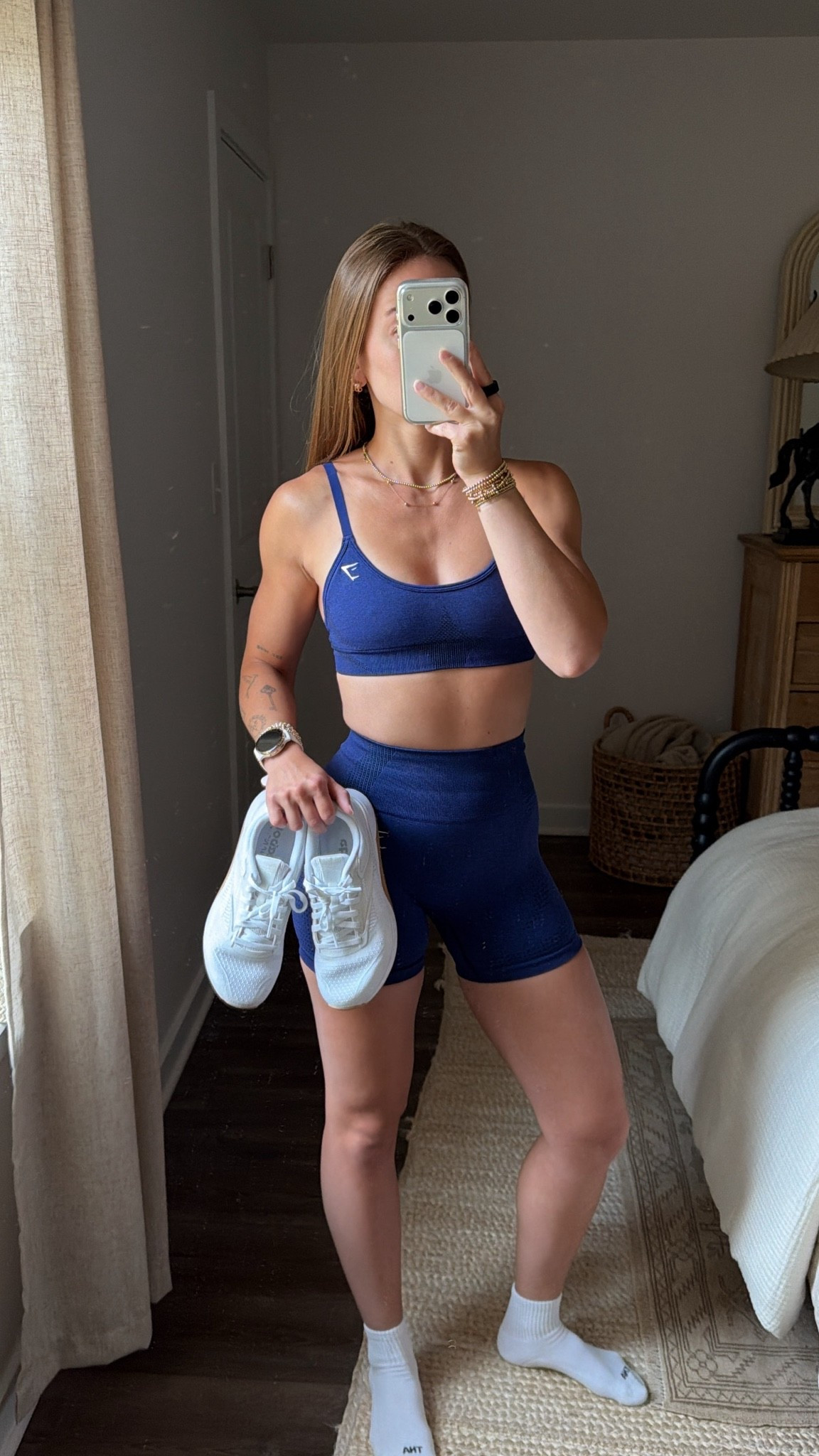 6/30/26 F45 Lifting Workout Outfit

Today’s F45 lifting outfit 🤍 wearing my Gymshark biker shorts set paired with my Reebok Nano sneakers, favorite Aritzia socks, and Garmin watch. This is one of my go-to combinations for strength training—comfortable, supportive, and made for lifting days. Everything is linked here ✨

#LTKfitnessgoals #LTKActive #LTKootd