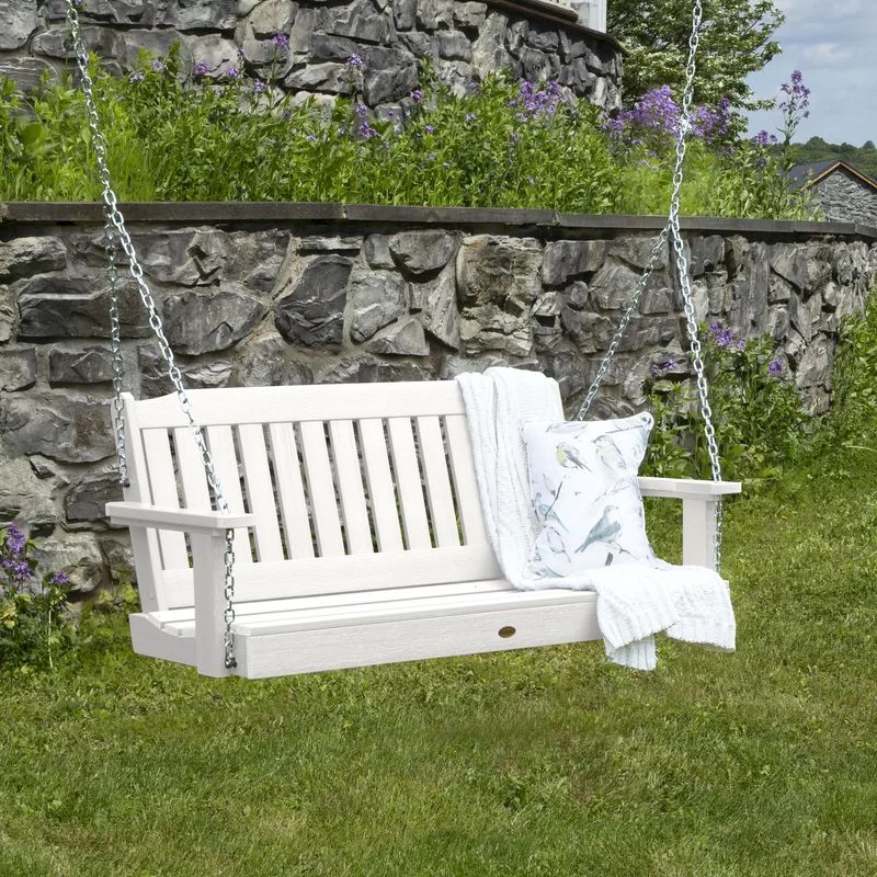 Amelia 2 Person Plastic Porch Swing | Wayfair North America