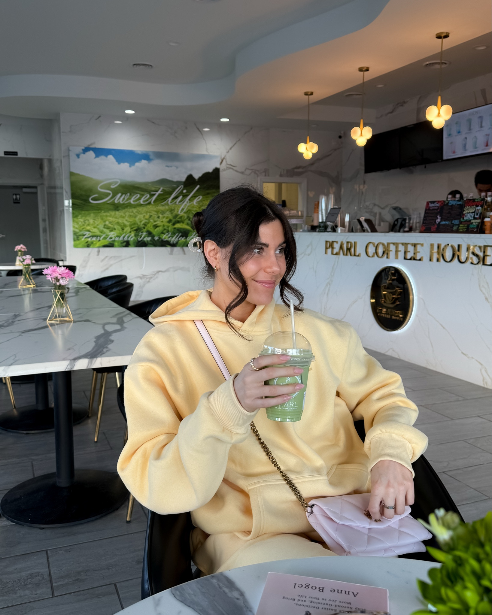 Sunday sets ☕️💛🍵⛅️📖

// wearing my new @comfrt pastel sweat set. Loving all the colors this set comes in for Spring! 

Shop their sale & get up to 60% off!

You can shop my set at the links below 🫶🏻🛒

#comfrt #comfrtclothing #sweatset #yellowset #ad #shopltk #hoodie #sunday #sundaymorning 

#LTKSaleAlert #LTKFitness #LTKFindsUnder100