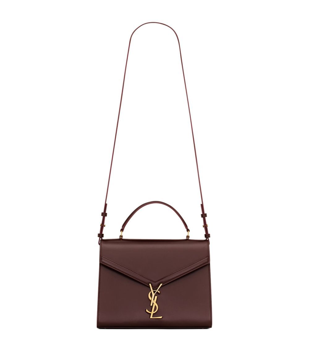 Medium Leather Cassandra Top-Handle Bag | Harrods