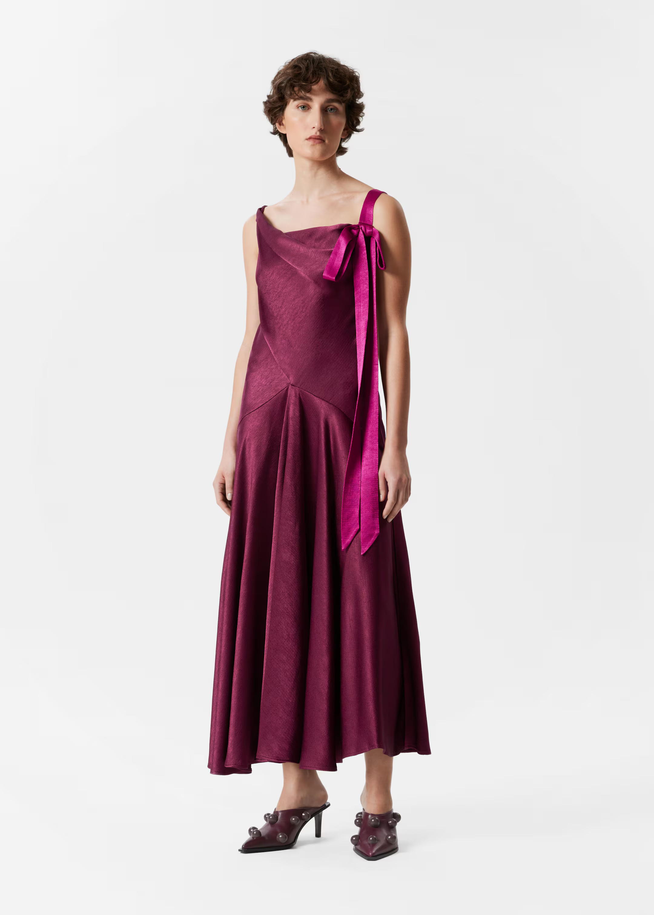 Ribbon-Detail Slip Maxi Dress | & Other Stories - US