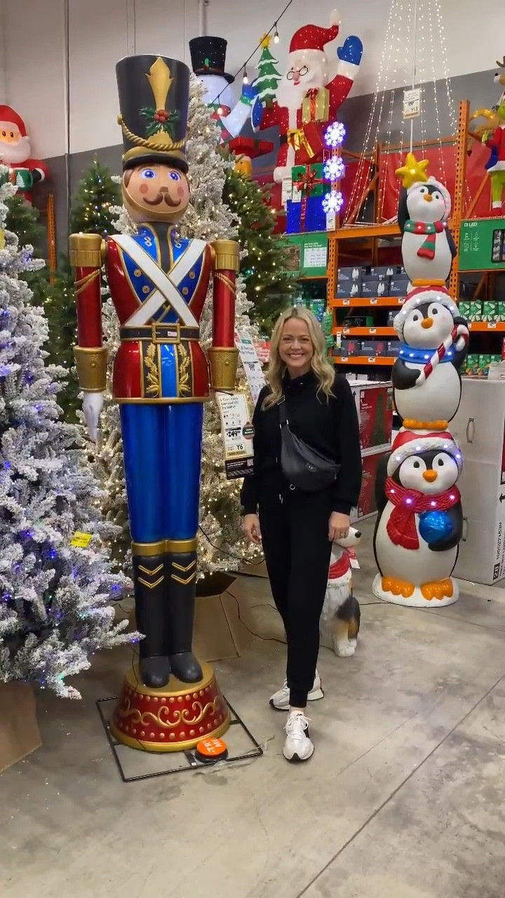 Oversized outdoor Christmas decor has been so on trend this year for the holidays! Loved these oversized soldiers from The Home Depot! 

#thehomedepotpartner @homedepot #thehomedepot #whatareyouworkingon 
Nutcracker / Christmas decorations / Christmas decor / oversized Christmas decor / front porch / holiday porch / Santa / buddy the elf 

#LTKHoliday #LTKCyberWeek #LTKHome