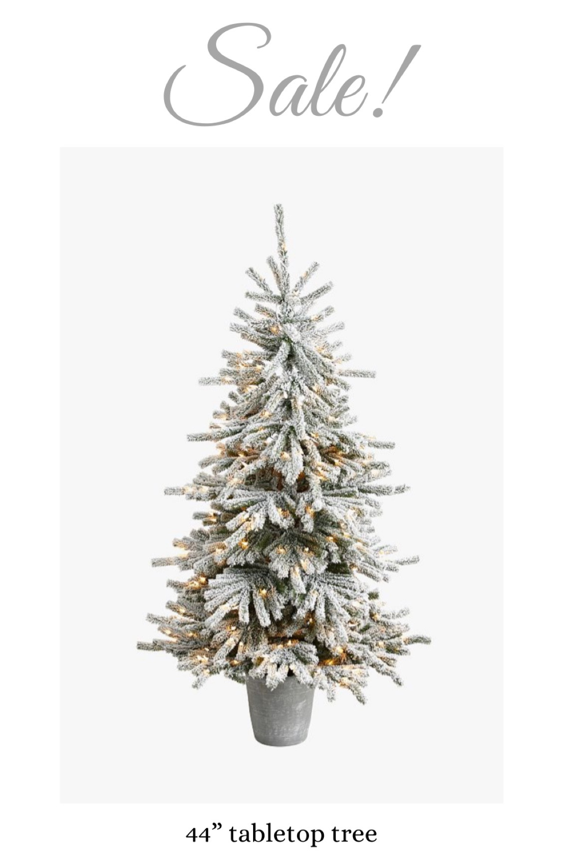Tabletop Christmas tree on sale! 
44” tall

#LTKhome #LTKSeasonal