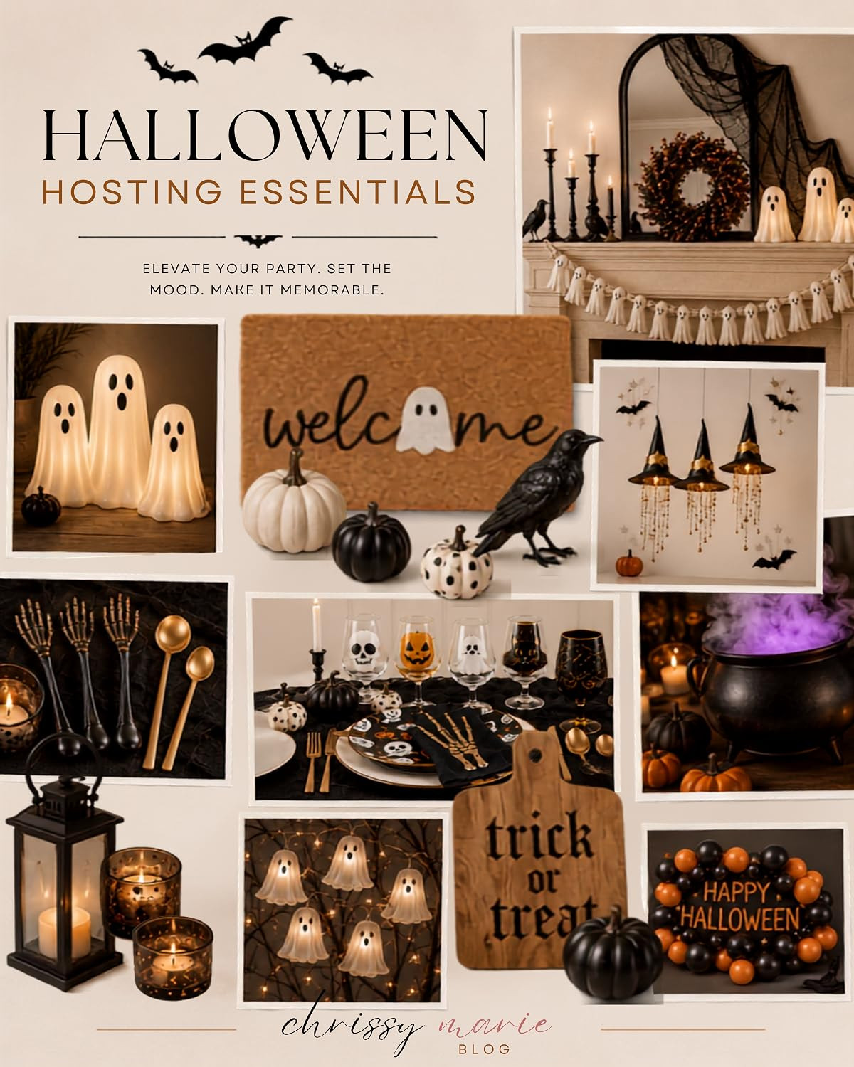 Halloween hosting essentials for when you want spooky, but not “did a haunted house throw up in here?” Pretty serving pieces, moody little details, and Amazon finds that make snacks, drinks, and candy feel like you actually had a plan. 

 #LTKmomlife #LTKSeasonal #LTKHome