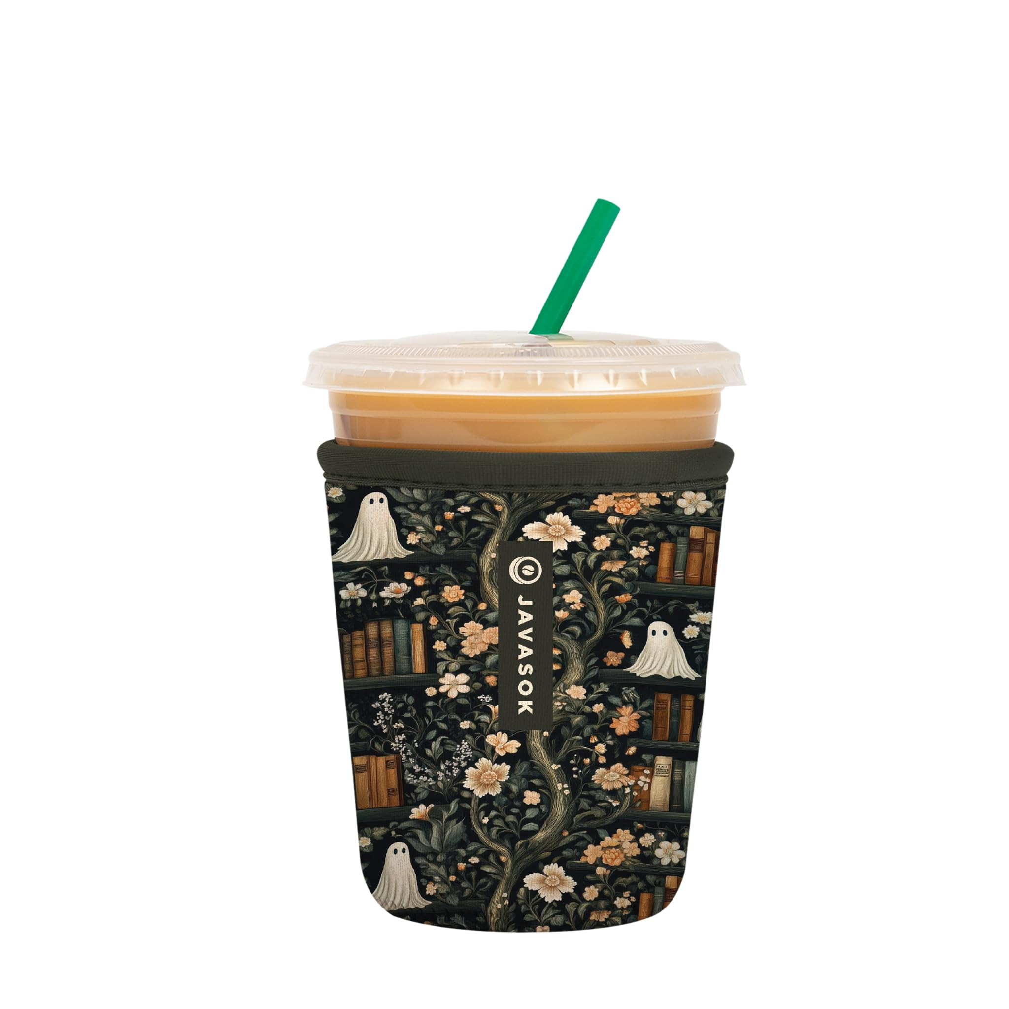 Sok It JavaSok Iced Coffee & Cold Soda Insulated Neoprene Cup Sleeve (Ghost Stories, Small: 16-20... | Amazon (US)