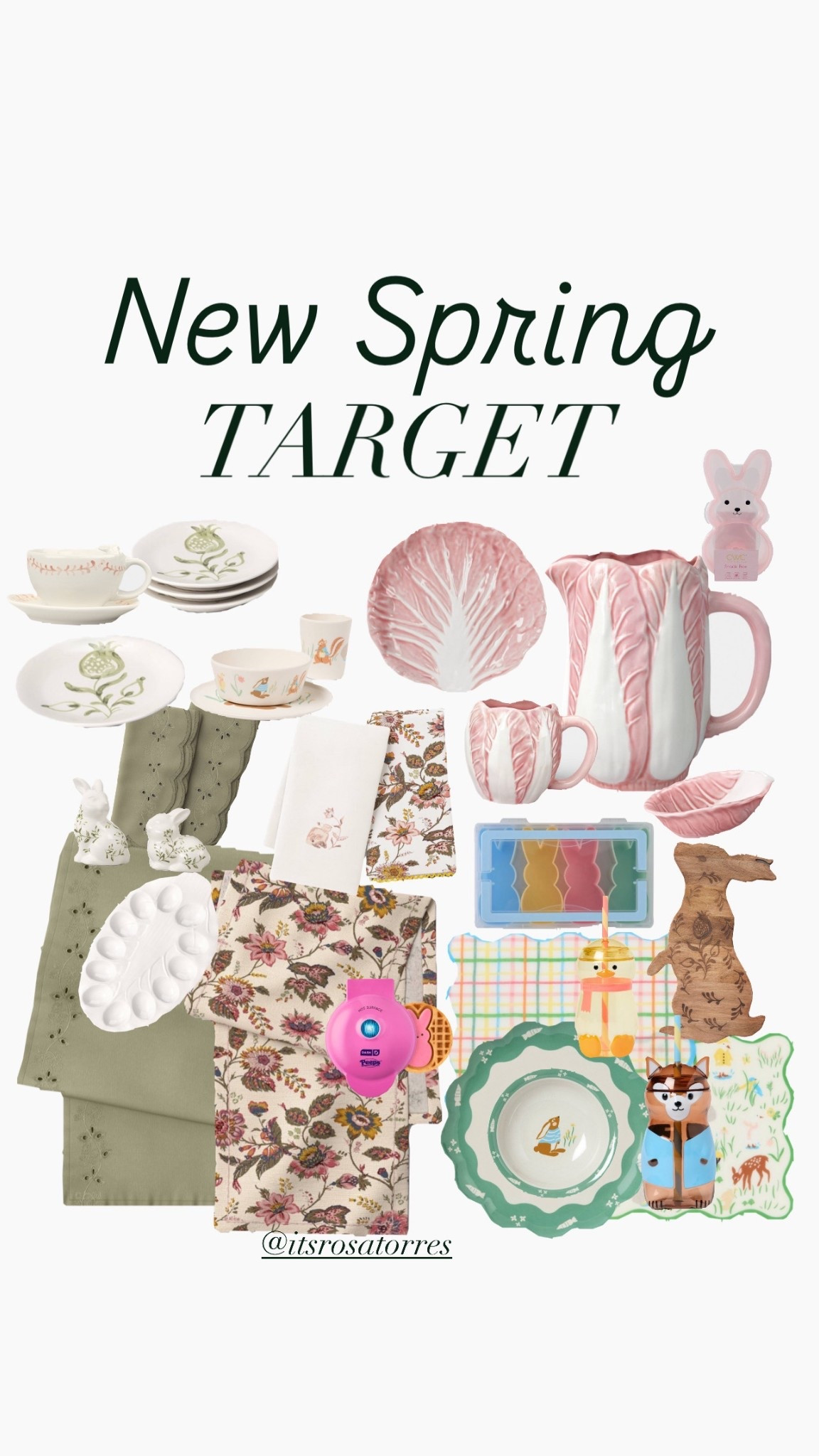 New Spring Drop @Target 🌼🐝🐰 so many cute pieces. 

#spring #springdecor #target #targethome #targetnewarrivals #targetdecor #bunnymug #bunnyplate #kidsspringcup #springtable #cabbagepitcher #springmug

#LTKSeasonal #LTKHome #LTKmomlife