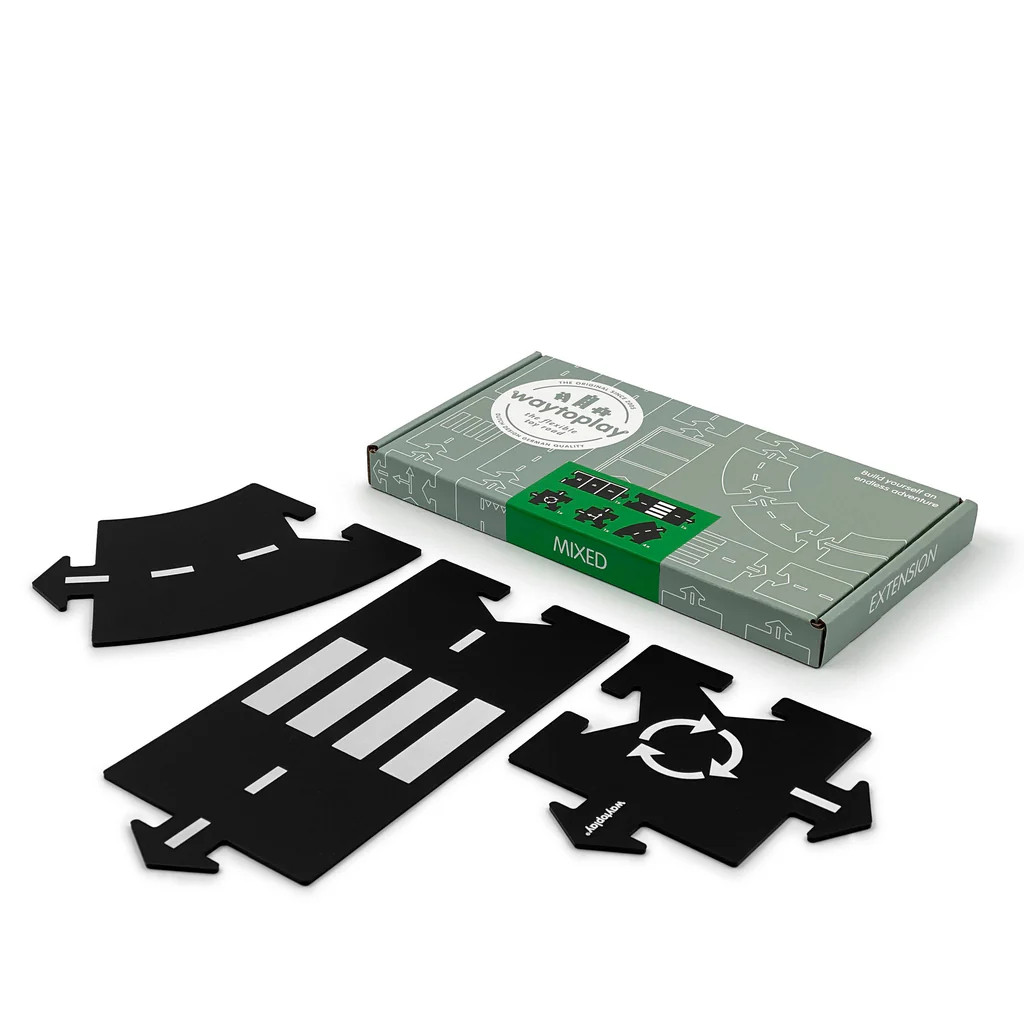 Flexible Toy Road Extension Set - Mixed Parts by Waytoplay | Mochi Kids