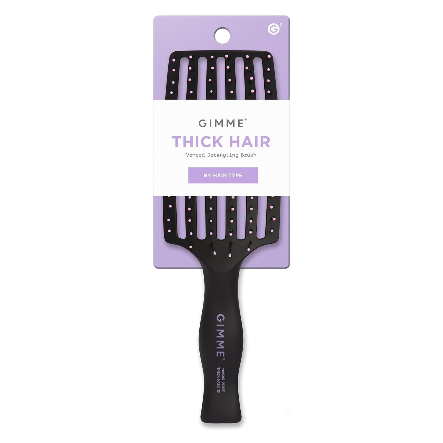 Amazon.com : Gimme Beauty Vented Detangling Brush - Quick-Dry, Heat-Resistant Wet Brush for Thick... | Amazon (US)