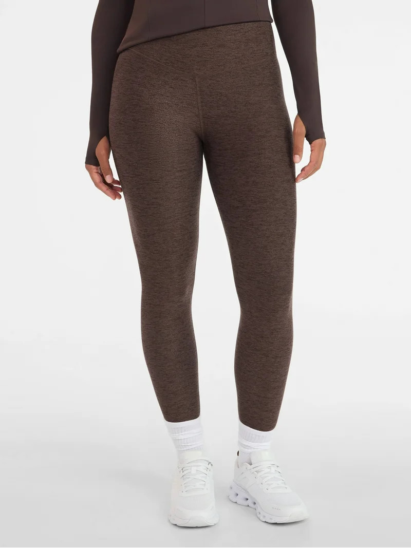 Avia Women's and Women’ Plus Foil Leggings, 7/8 Length, 25" Inseam, Sizes XS-4X | Walmart (US)