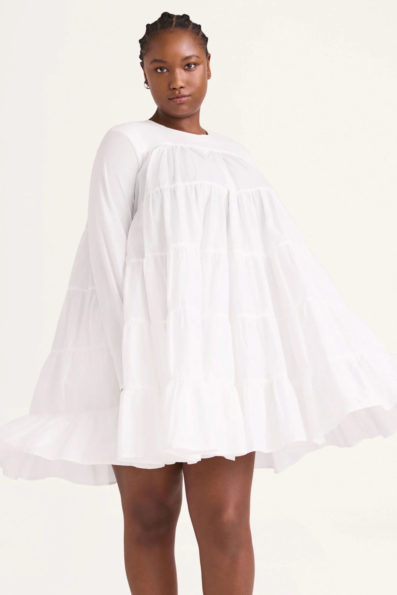 Soliman Dress in White | Merlette NYC