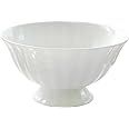 DOITOOL Ceramic Footed Bowl Round Pedestal Bowl Decorative Fruit Bowl Holder Dessert Display Stan... | Amazon (US)
