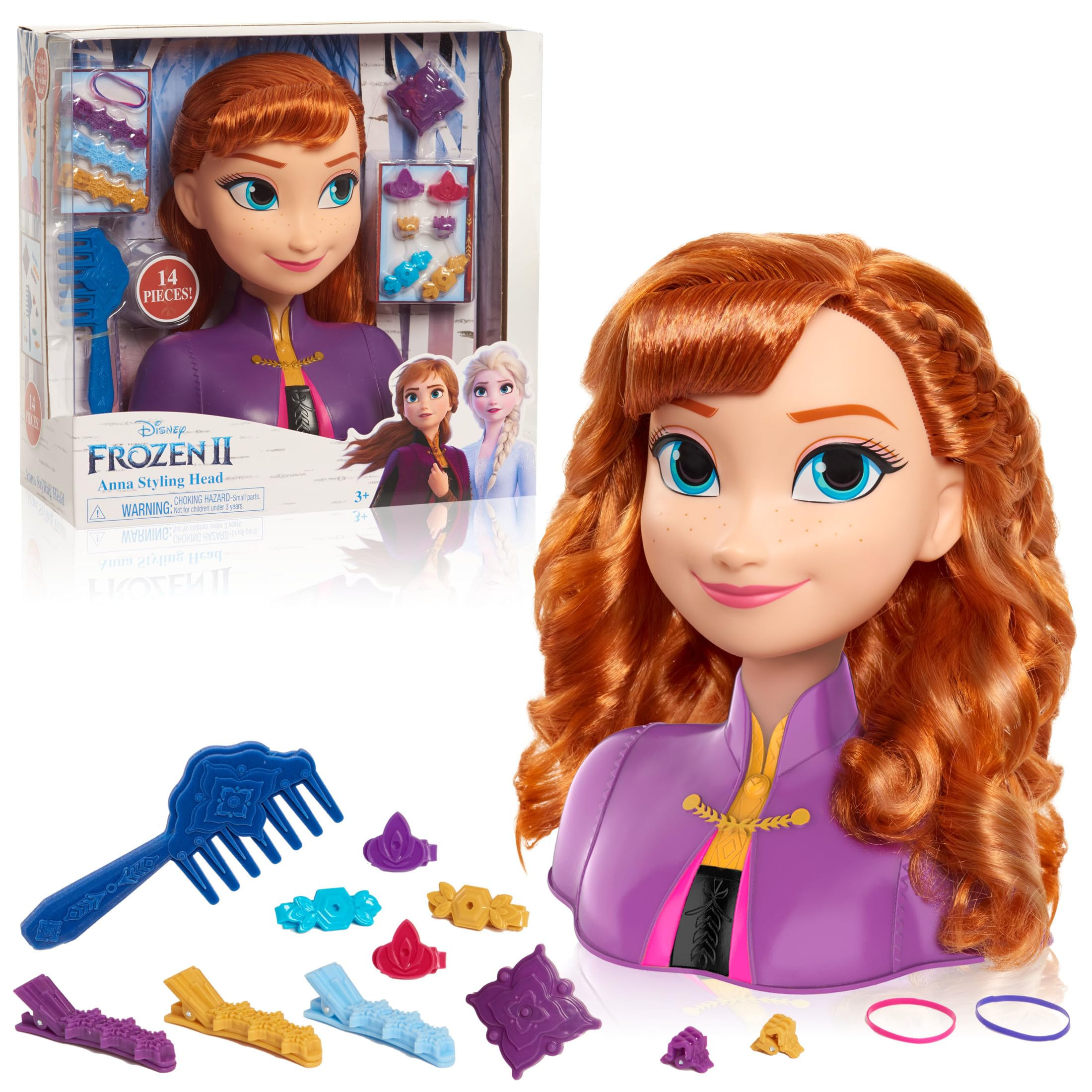 Disney - Frozen 2 Basic Anna Styling Head (77-32810) | Amazon (UK)