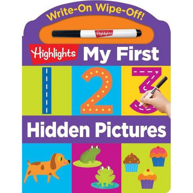 Write-On Wipe-Off My First 123 Hidden Pictures - (Highlights My First Write-On Wipe-Off Board Boo... | Target