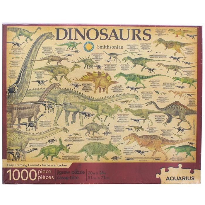 NMR Distribution Smithsonian Dinosaurs 1000 Piece Jigsaw Puzzle | Target