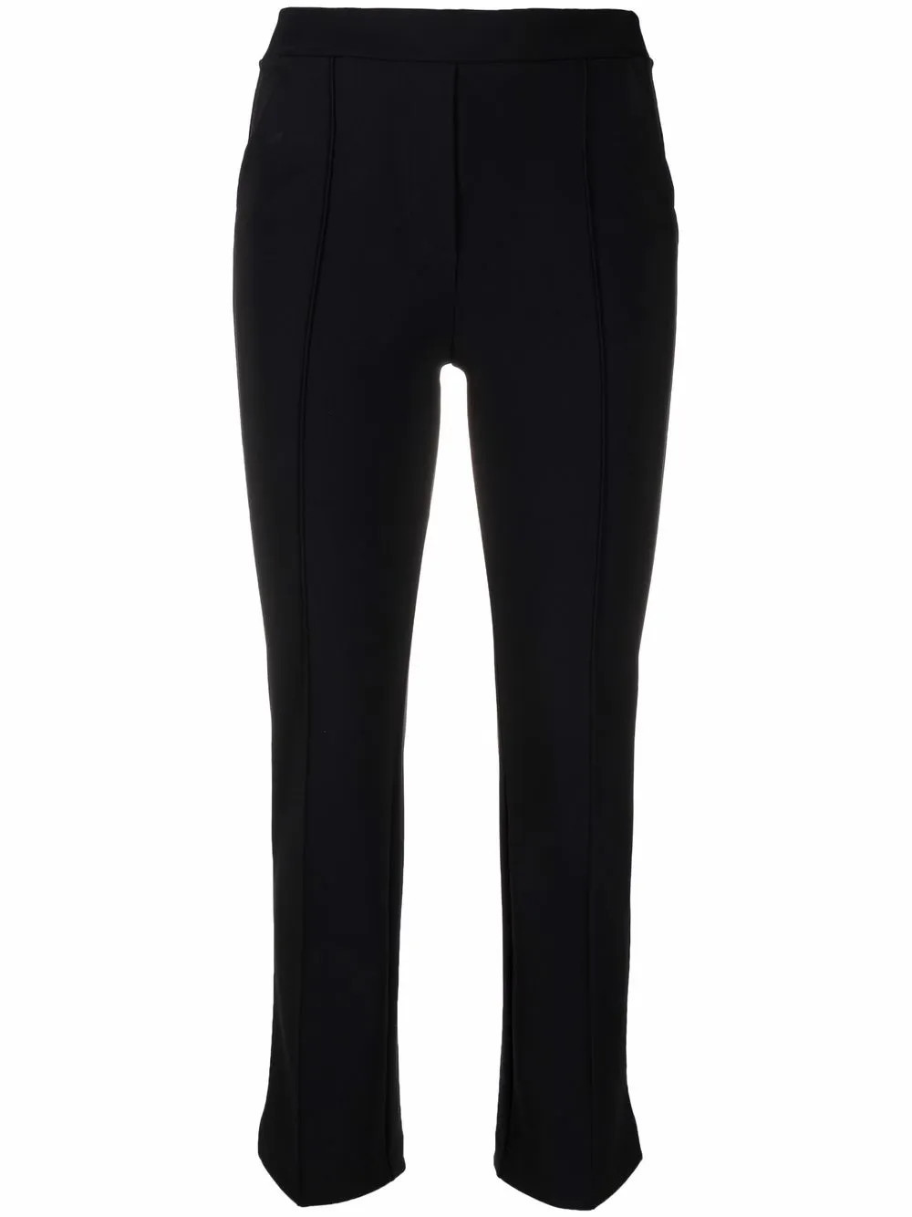 CHIARA BONI La Petite Robe cropped straight-leg trousers - Black | Farfetch Global