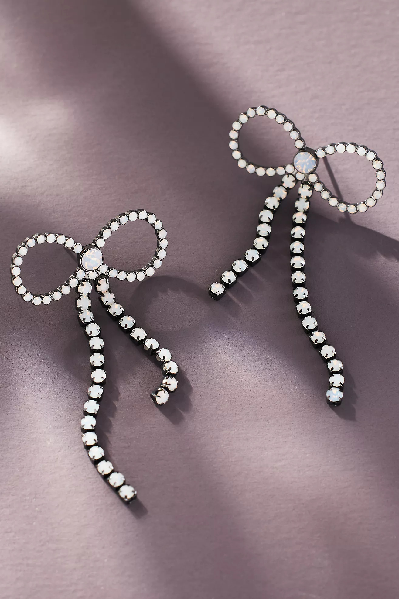 Bow Stone Drop Earrings | Anthropologie (US)