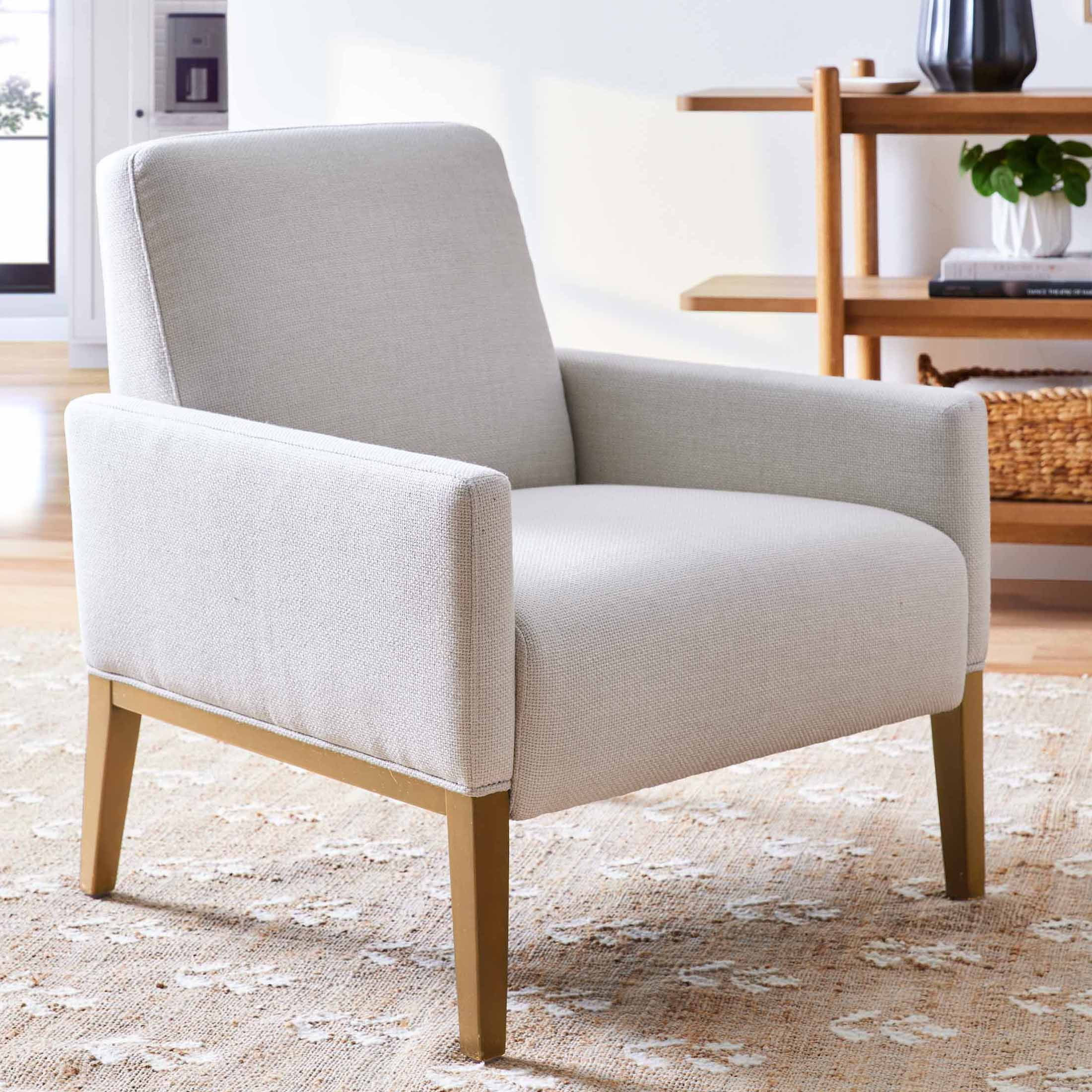 Better Homes & Gardens Reading Accent Chair, Cream - Walmart.com | Walmart (US)