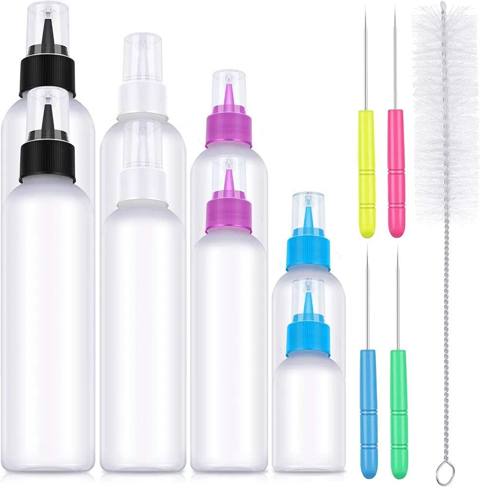 Amazon.com: 12 Pieces Writer Bottles Set Include Cake Decorating Squeeze Bottles and Sugar Stir N... | Amazon (US)