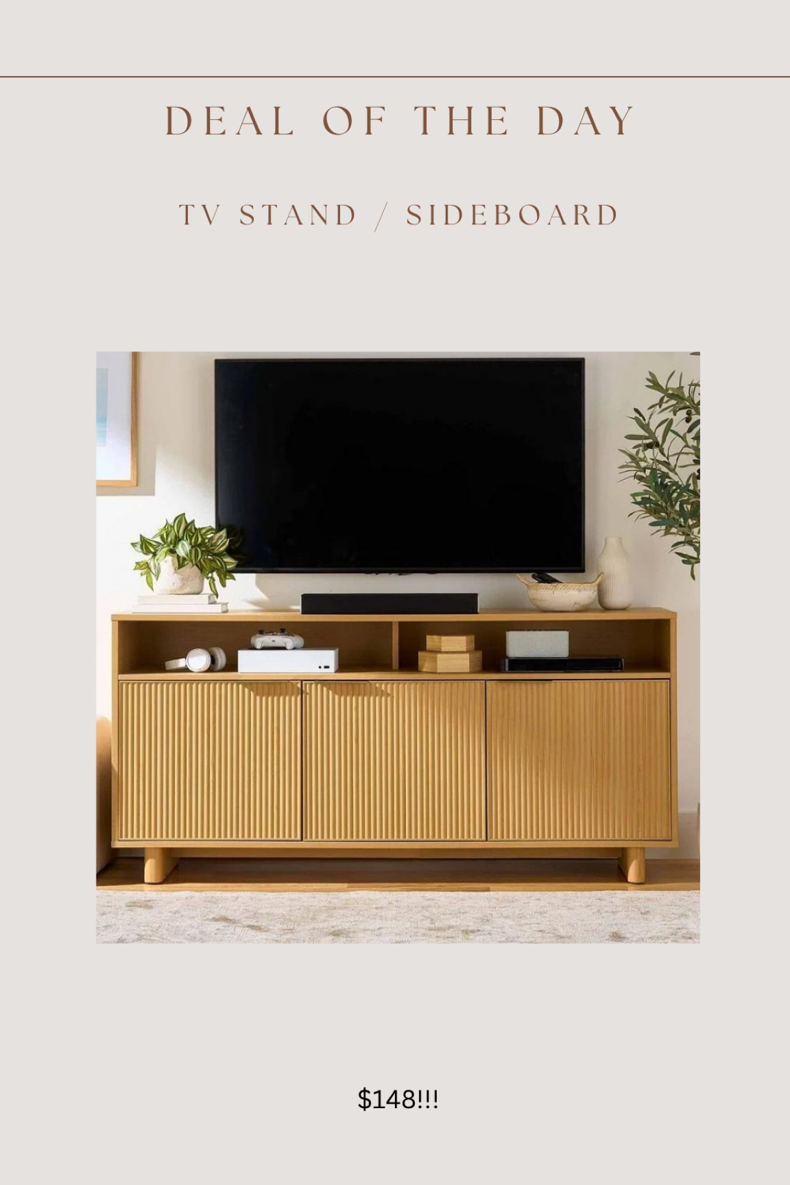 Another brand new Walmart sideboard!!! Absolutely gorgeous fluted detailing & such a great price 😍🙌🏻

#LTKSaleAlert #LTKSummerSales #LTKHome