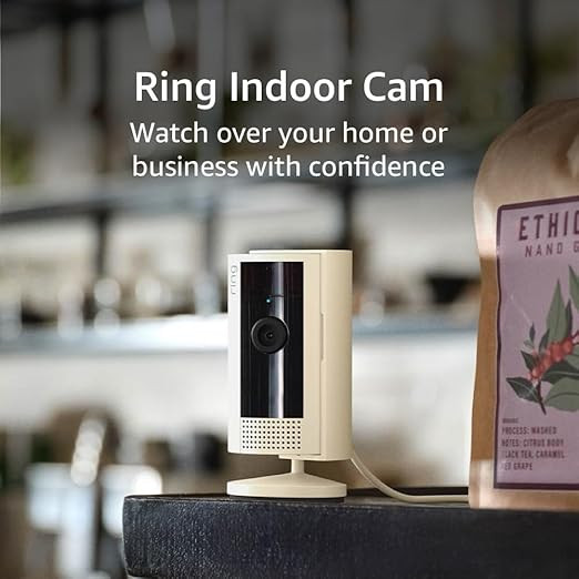 Ring Indoor Cam (newest model) — Home or business security in 1080p HD video, Starlight | Amazon (US)