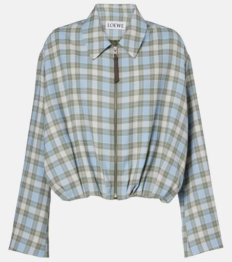 Checked draped jacket | Mytheresa (US/CA)