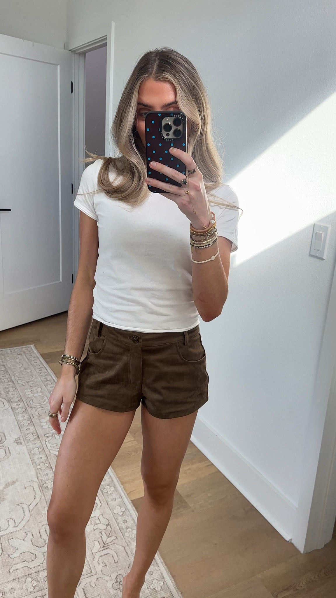 @12th Tribe size XS my code is SLOANEV10! Suede season? Always. Turn up the heat in the Mercer Camel Micro Shorts. Made from a camel brown toned vegan suede, with a micro hot short silhouette, the Mercer shorts are the perfect combination of boho and feminine. Endlessly effortless and versatile, pair with oversized tees or elevated tanks. 

#LTKspringtrends #LTKootd #LTKspring