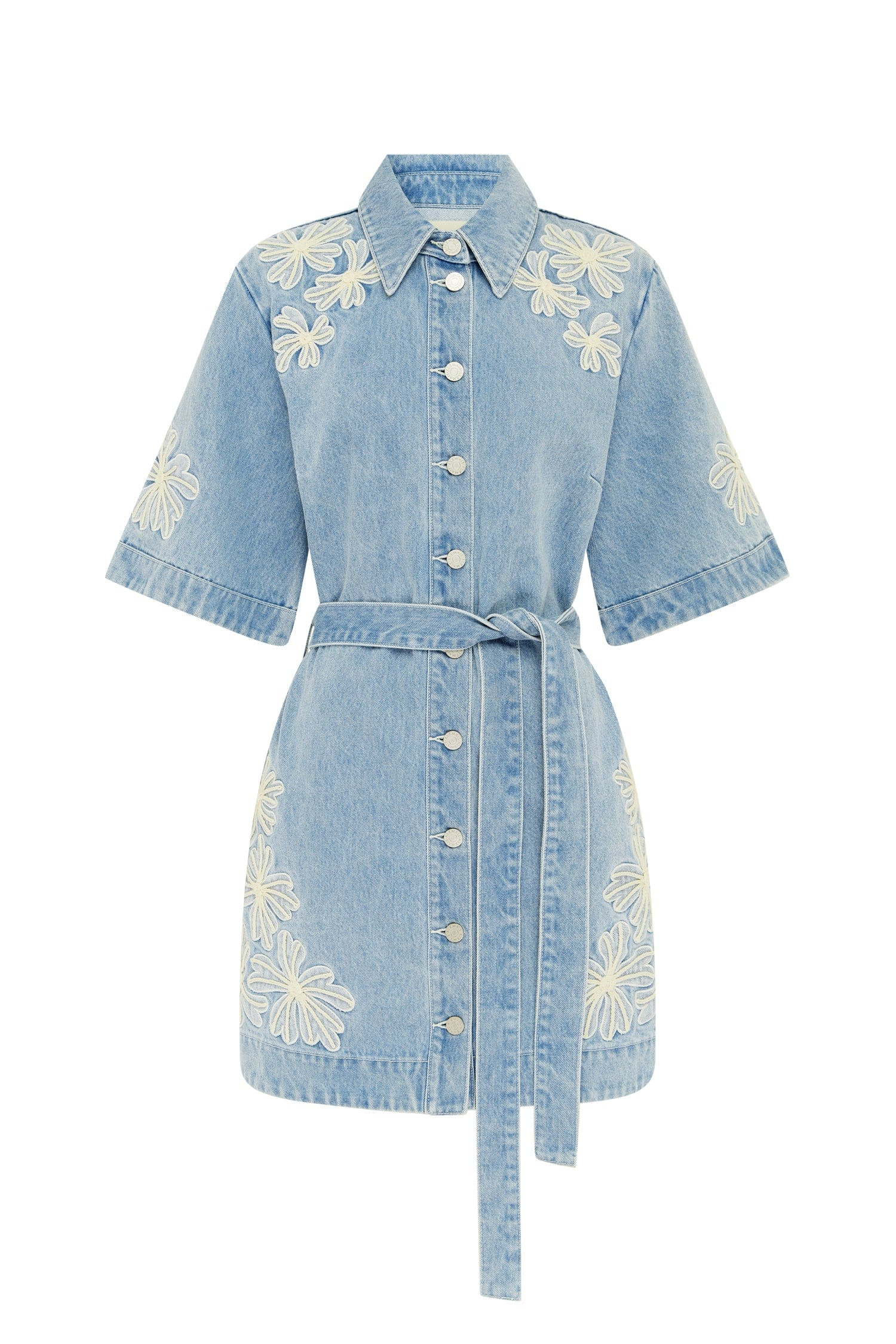 CHARLENE DENIM MINI DRESS | Alemais (AU, US, UK)