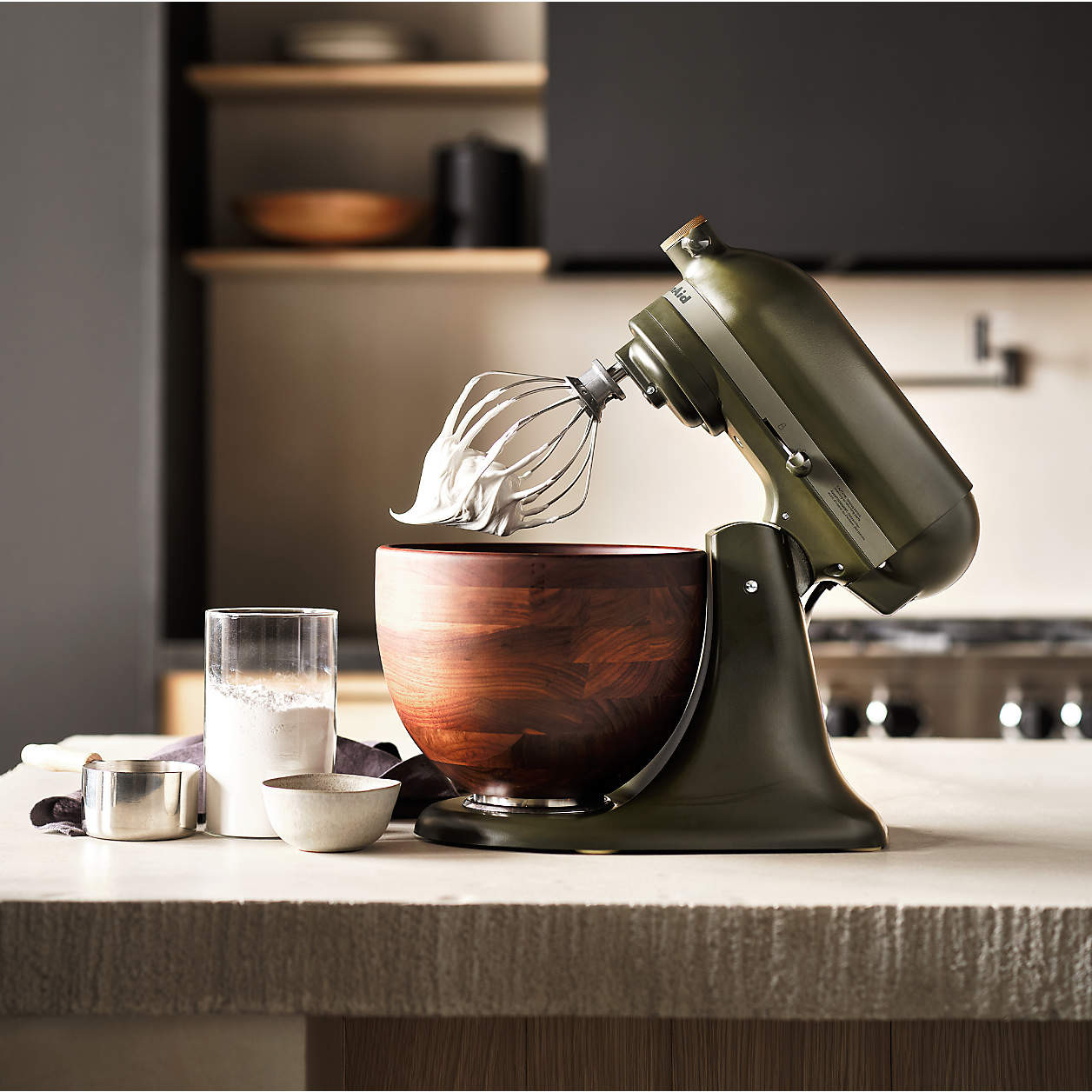 KitchenAid Artisan Design Series Evergreen 5-Quart Tilt-Head Stand Mixer + Reviews | Crate & Barr... | Crate & Barrel