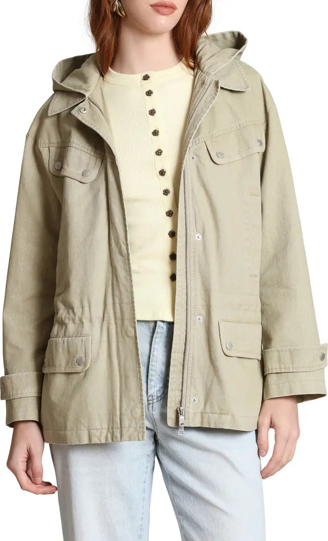 Hooded Cotton Field Jacket | Nordstrom