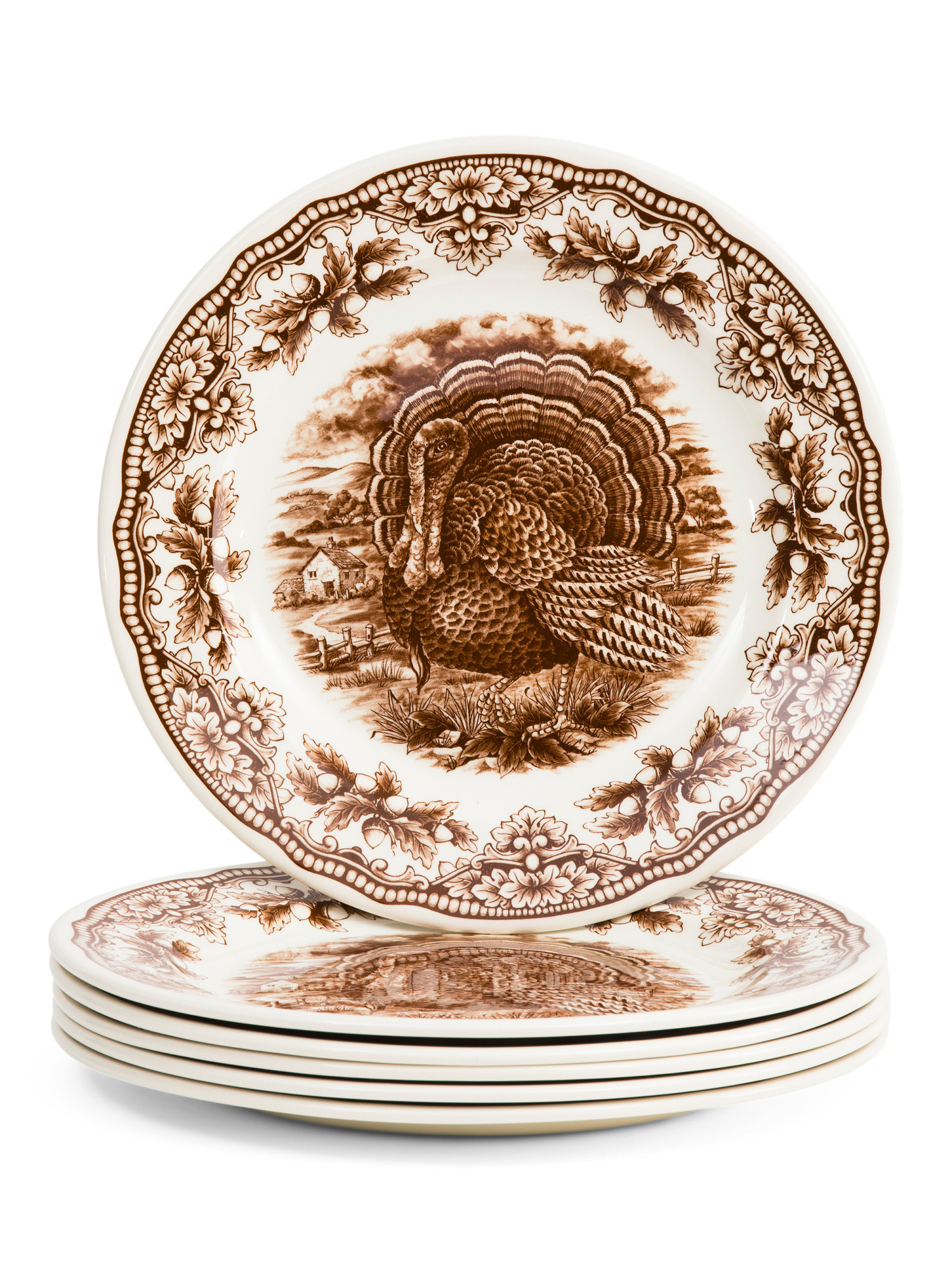 6pk Harvest Hold Turkey Plates | TJ Maxx