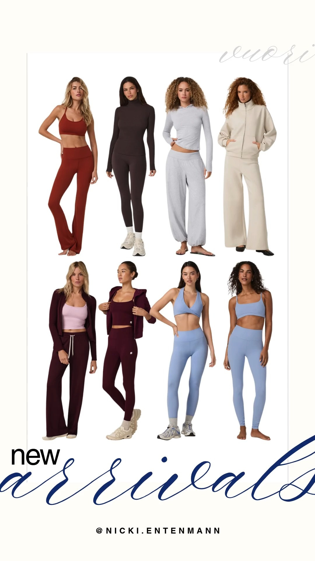 Explore Vuori's latest arrivals featuring premium activewear and cozy lounge sets in rich autumnal shades like terracotta red, deep espresso, cherry noir, and soft sky blue. The collection highlights ultra-soft flared leggings, high-waisted sets, zip-up jackets, and wide-leg sweatpants designed for effortless layering. These sleek, monochromatic coordinates blend high-performance comfort with an elevated preppy-casual lifestyle.

#vuori #vuoriclothing #newarrivals #activewear #athleisure #fallfashion #preppycasual #everydaystyle 

 #LTKootd #LTKfitnessgoals #LTKActive