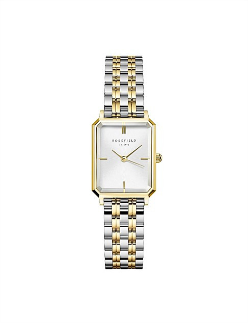 Rosefield Octagon Xs 2 Tone Bracelet Watch | David Jones | David Jones (Australia & New Zealand)