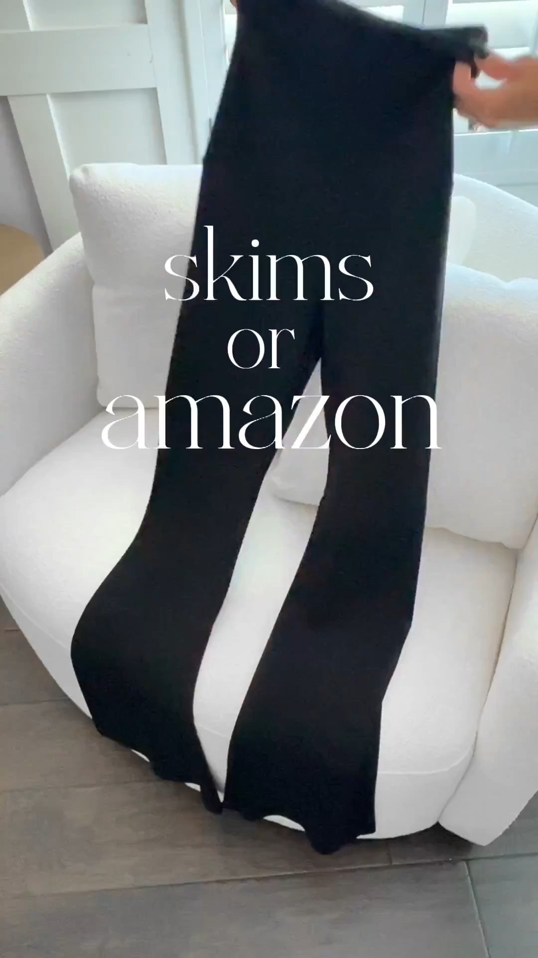 Skims or amazon…these sets are delicious and soft and remind me of the jersey fold over pant set from skims that sells out over and over 
Amazon outfit idea 
Wearing a size small
I love how you can play with the fold of the pants to either show a little
Skin or none…super
Soft…these are delicious 

#LTKU #LTKOver40 #LTKSeasonal