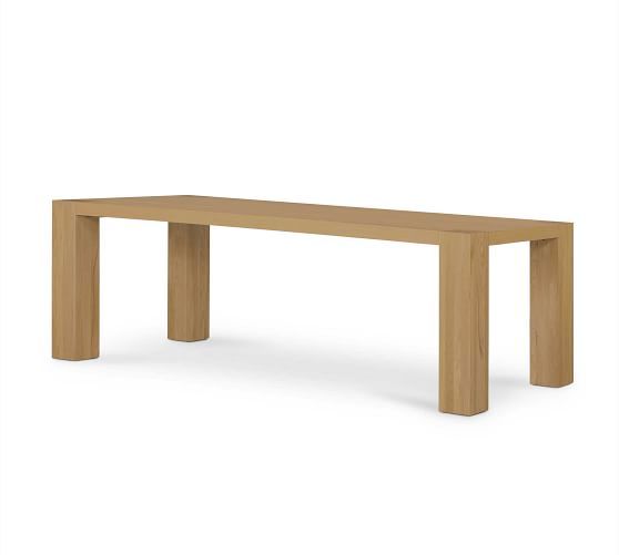 Shaw Dining Table, Large (96"L x 39"W), Blonde Oak | Pottery Barn (US)