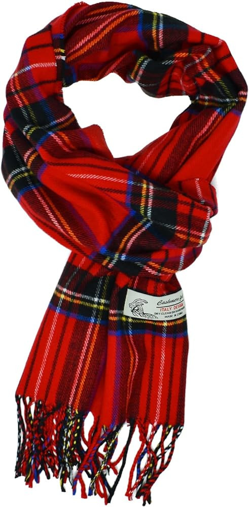 Glory Max Scottish Stewart Tartan Plaid Luxurious Winter Scarf Soft Cashmere Feel 72"x12" | Amazon (US)