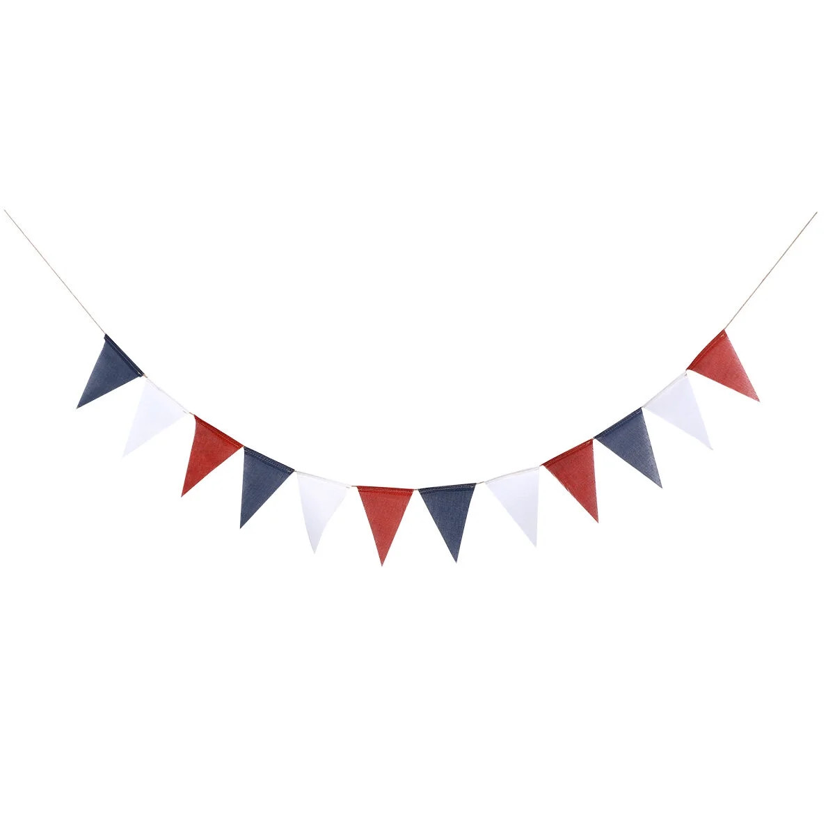 Hims 3M Fourth of July Bunting Banner Burlap Banner Hanging Pennant Banner Garland National Day D... | Walmart (US)