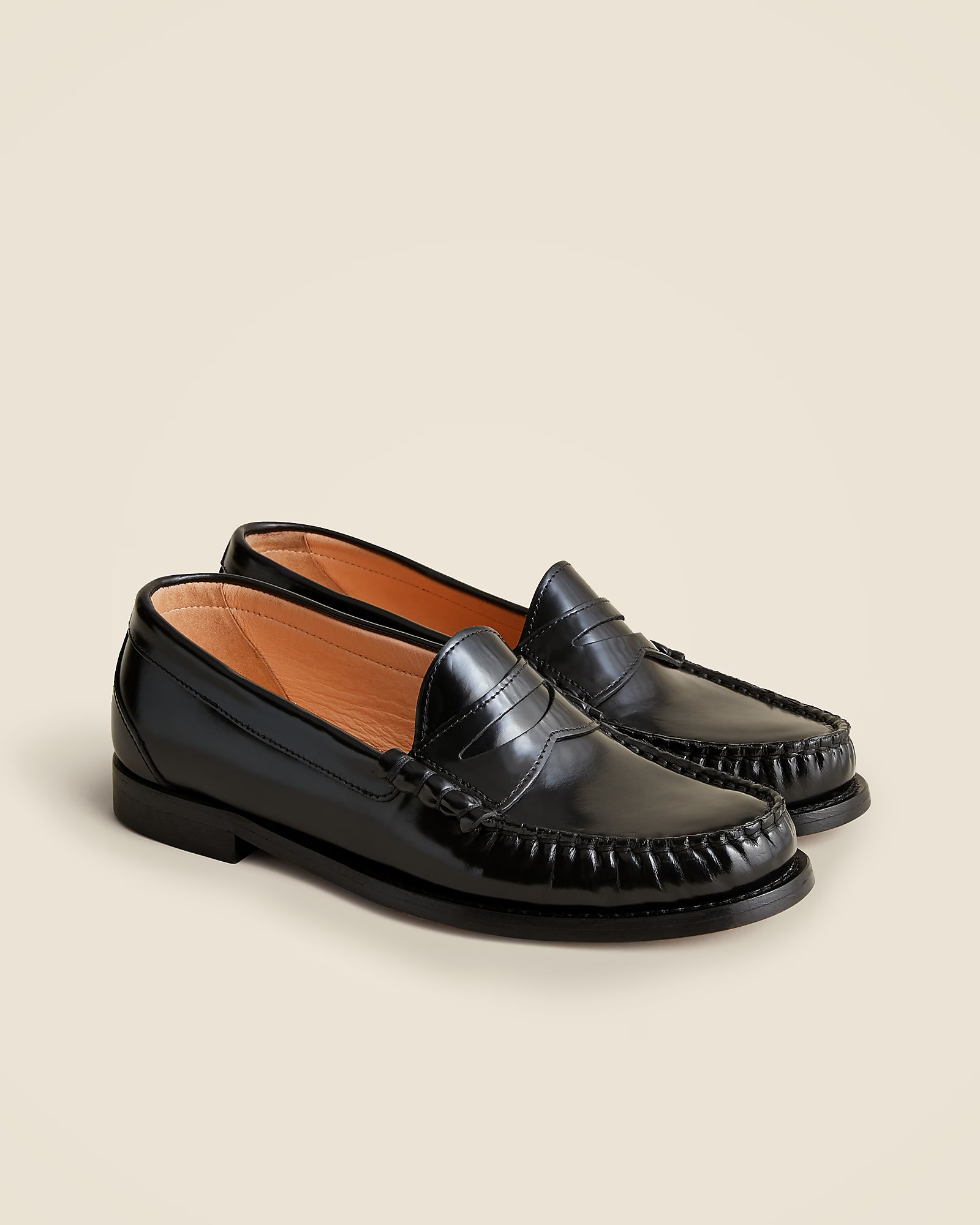 Winona penny loafers in spazzolato leather | J. Crew US