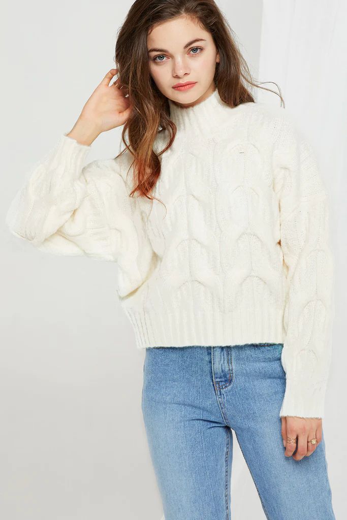 Alecia Cable Knit Sweater | Storets (Global)