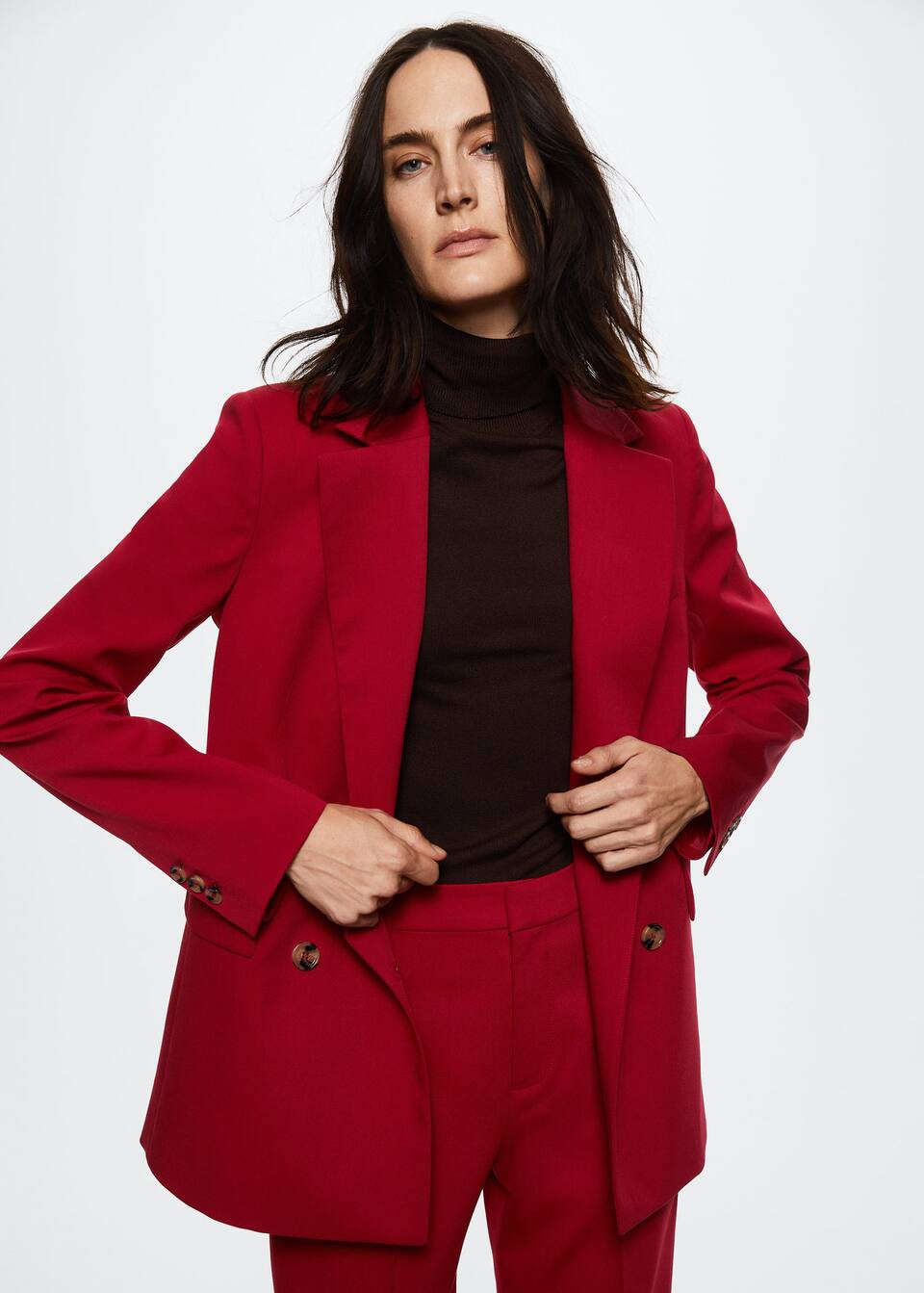 Double-breasted blazer | MANGO (US)