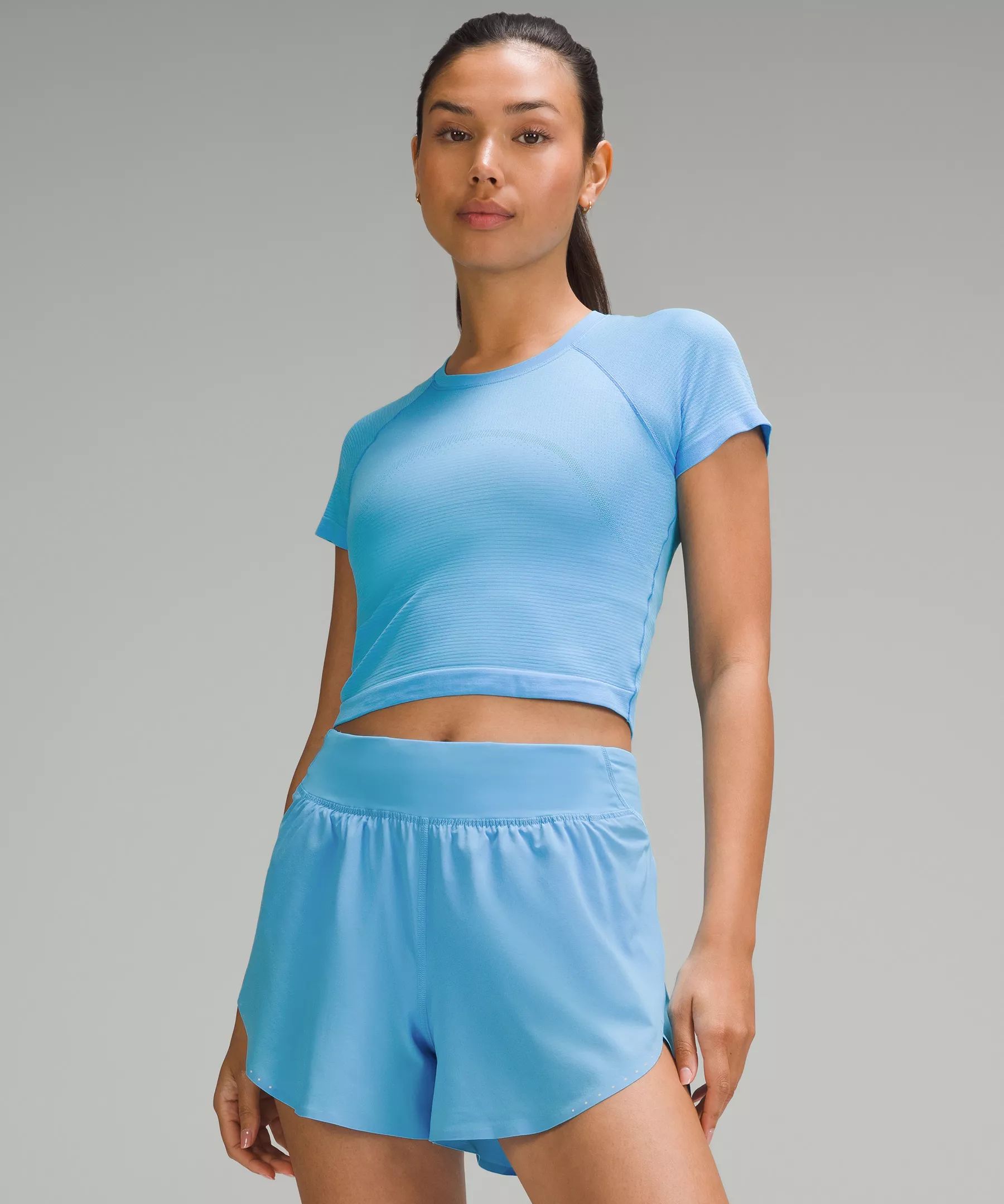 Swiftly Tech Cropped Short-Sleeve Shirt 2.0 | Lululemon (US)